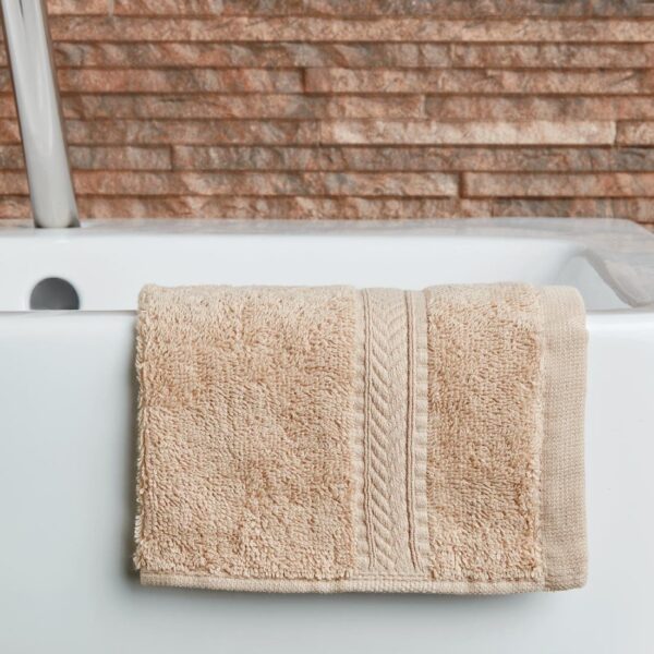 Essentials Nova Bath Mats And Towels Beige