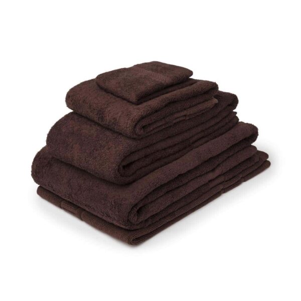 Essentials Nova Bath Mats And Towels Chocolate
