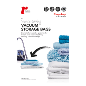 Russel Vacuum Storage Bags 2 Gusseted bags 